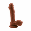 Rubicon 7.5 inch Dildo Brown  Material : Natural PVC  Product Size : 19cm, 4.7cm   Product Weight : 0.398kg  Features: Phthalate Free, Realistic and Soft, Strong suction cup.