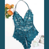 sexy bodysuit; ladies bodysuits; lace bodysuit; lace; green full bodysuit; green bodysuit; Floral lace harness; crotchless; blue bodysuit; backless bodysuit; thong bodysuit