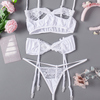 This set is abseloutly gorgeous and hot. Includes a sexy bra, thong and garter belt.