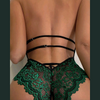 sexy bodysuit; ladies bodysuits; lace bodysuit; lace; green full bodysuit; green bodysuit; Floral lace harness; crotchless; blue bodysuit; backless bodysuit; thong bodysuit