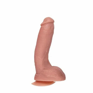 Real 10” Dildo is a super realistic dong for men or women. The soft, flexible large dildo has realistic details including glans and soft veins.  Size measures 24 cm length by 5 cm diameter. Made from high quality soft material that is easy to use and clean.